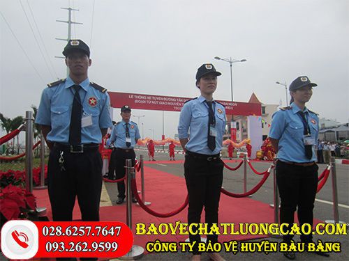 Công ty bảo vệ ở huyện Bàu Bàng chất lượng dịch vụ tốt nhất