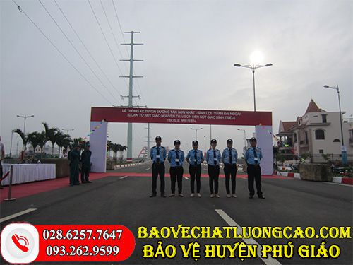 Công ty bảo vệ ở huyện Phú Giáo chuyên nghiệp, uy tín cho khách hàng
