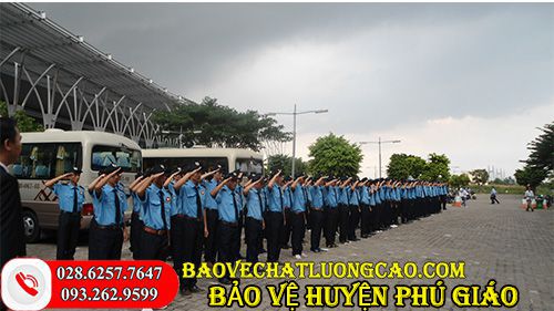 Công ty bảo vệ ở huyện Phú Giáo chuyên nghiệp, uy tín cho khách hàng