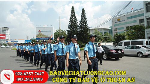 Công ty bảo vệ ở Thuận An tốt uy tín và chuyên nghiệp 24/7