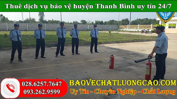 Thuê dịch vụ bảo vệ huyện Thanh Bình hiệu quả, uy tín nhất 2023